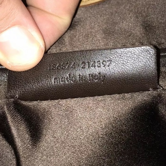 ***SOLD*****YSL Saint Laurent Nubuck Leather Croc Embossed Catwalk Bag - Picture 14 of 14